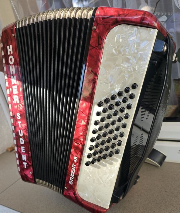 Akordeon HOHNER Student 48 basów, idealny dla początkujących! Gwarancj
