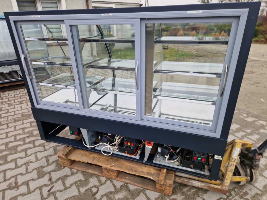 Witryna chłodnicza-cukiernicza 180cm -3 sztuki Chłodnia,lada,lodówka