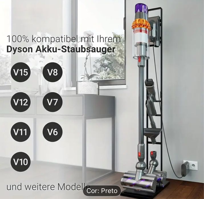 Suporte para aspirador vertical (Dyson)