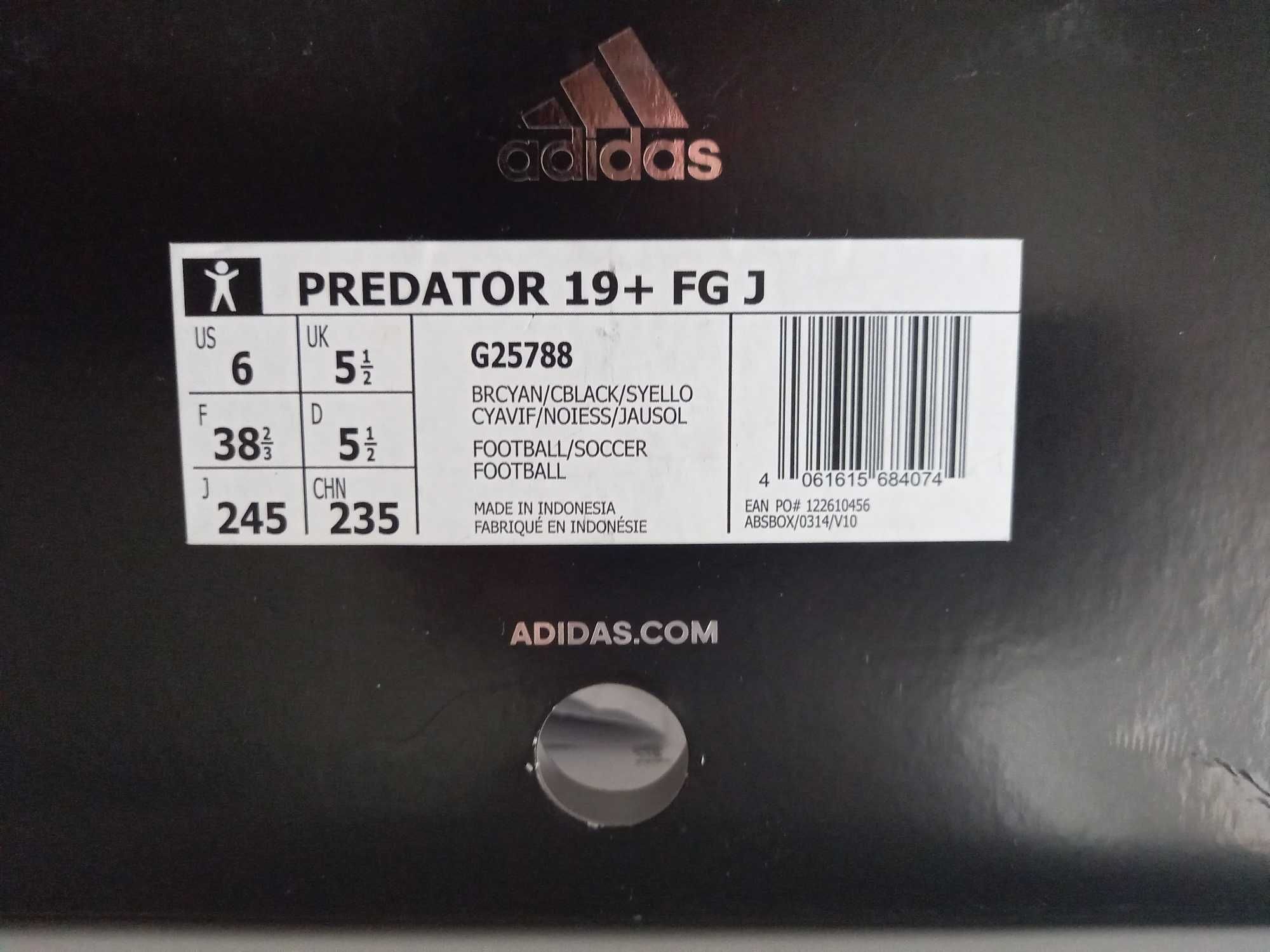 Chuteiras adidas PREDATOR 19 + FG J