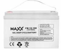 Akumulator żelowy typu AGM DEEP CYCLE MAXX 100Ah 12V