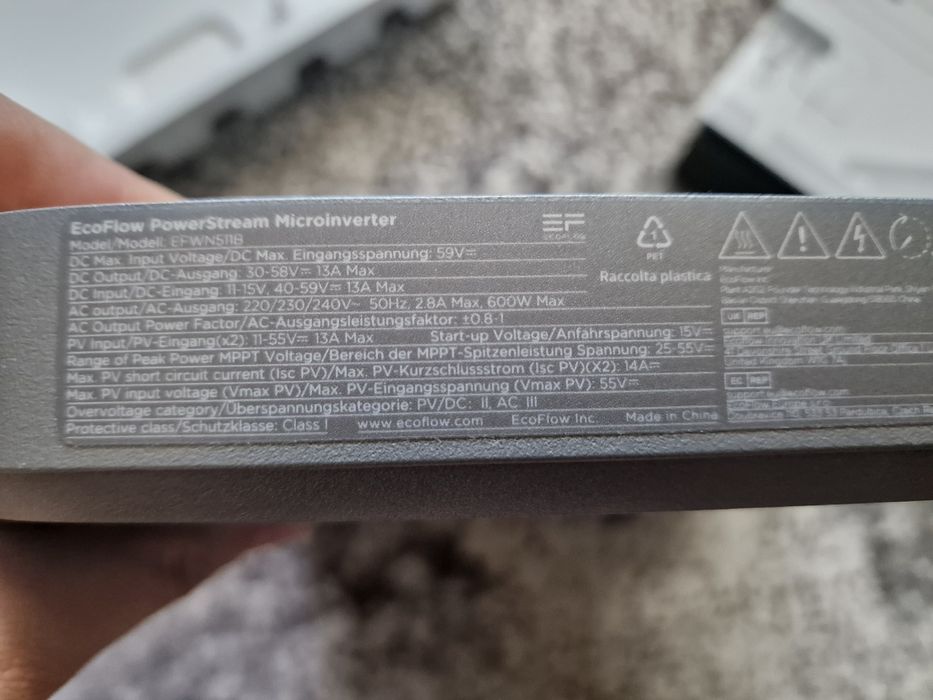 ecoflow powerstream microinverter 600w