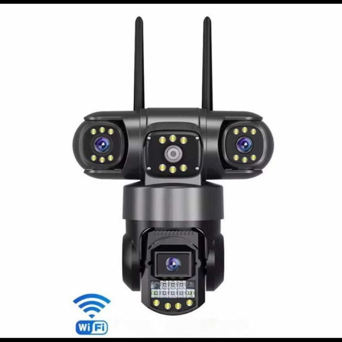 Камера наружная поворотная уличная WIFI V380 SC28-4G 4Mp на сим-карте