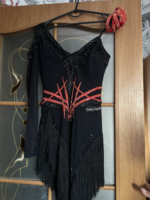 сукня для бальних танців латиноамереканська програма на зріст 155-160