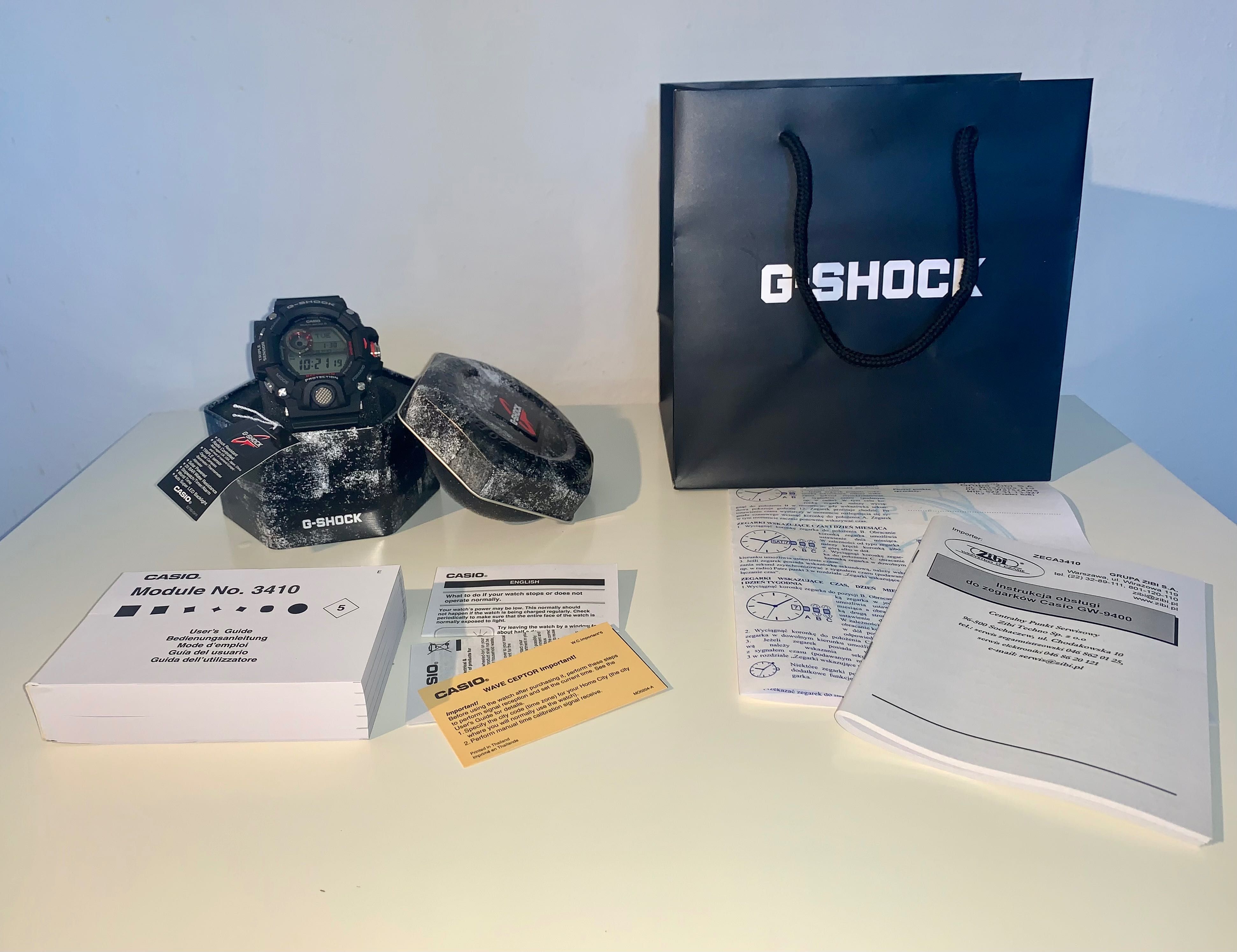 G-shock GW-9400-1ER Rangeman Zibi 3 + 3 lata gwarancja