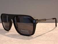 PORSCHE DESIGN nowe męskie czarne srebrne okulary polaryzacyjne