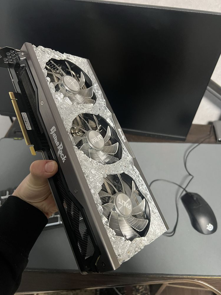 Видеокарта RTX 3070 Ti Gamerock ТОП