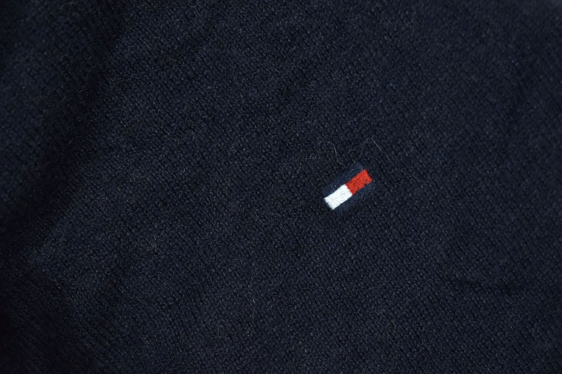 TOMMY HILFIGER Washable Wool Sweter Męski / XL