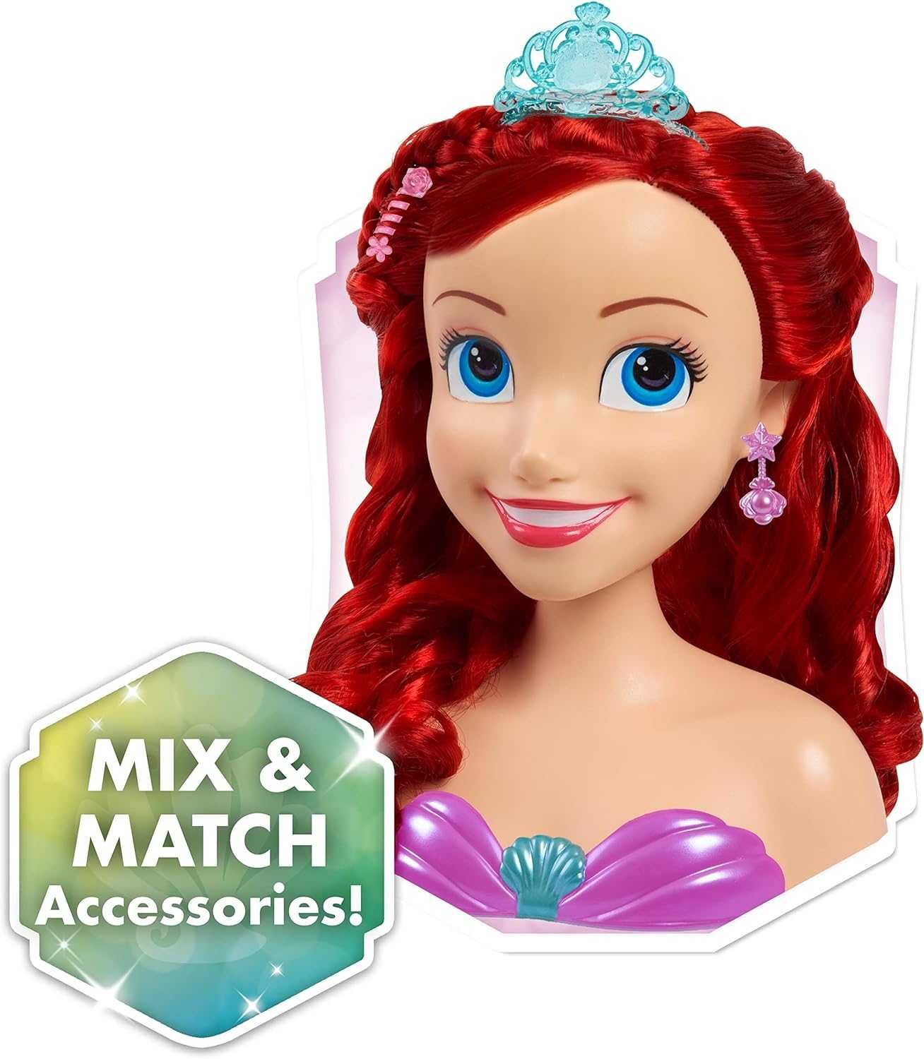 Голова манекен для причесок Ариель Disney  Ariel Styling Head