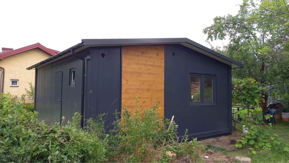 Domek letniskowy/całoroczny 7x6 (42m2) z wyposażeniem