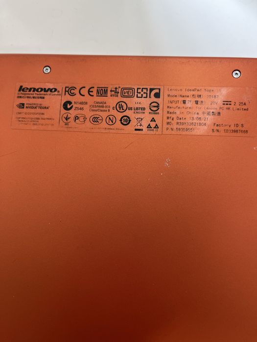 Lenovo IdeaPad Yoga 2 (модель 20187)