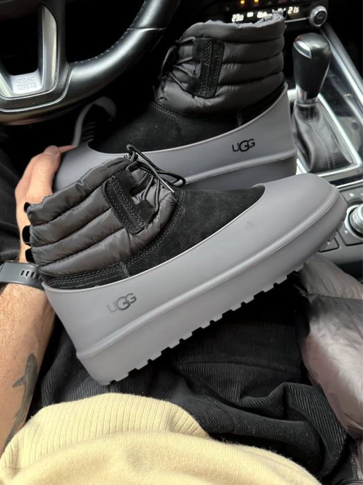 Чоловічі угі черевики UGG чорні замшеві