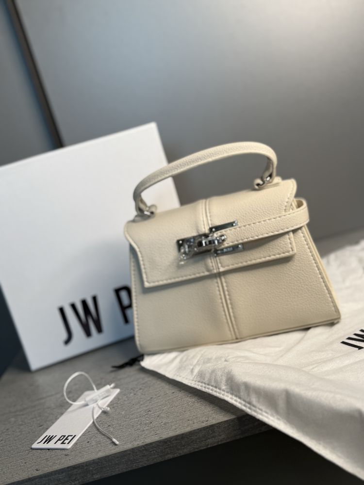 Сумка жіноча jw pei Elise Top Handle Bag White