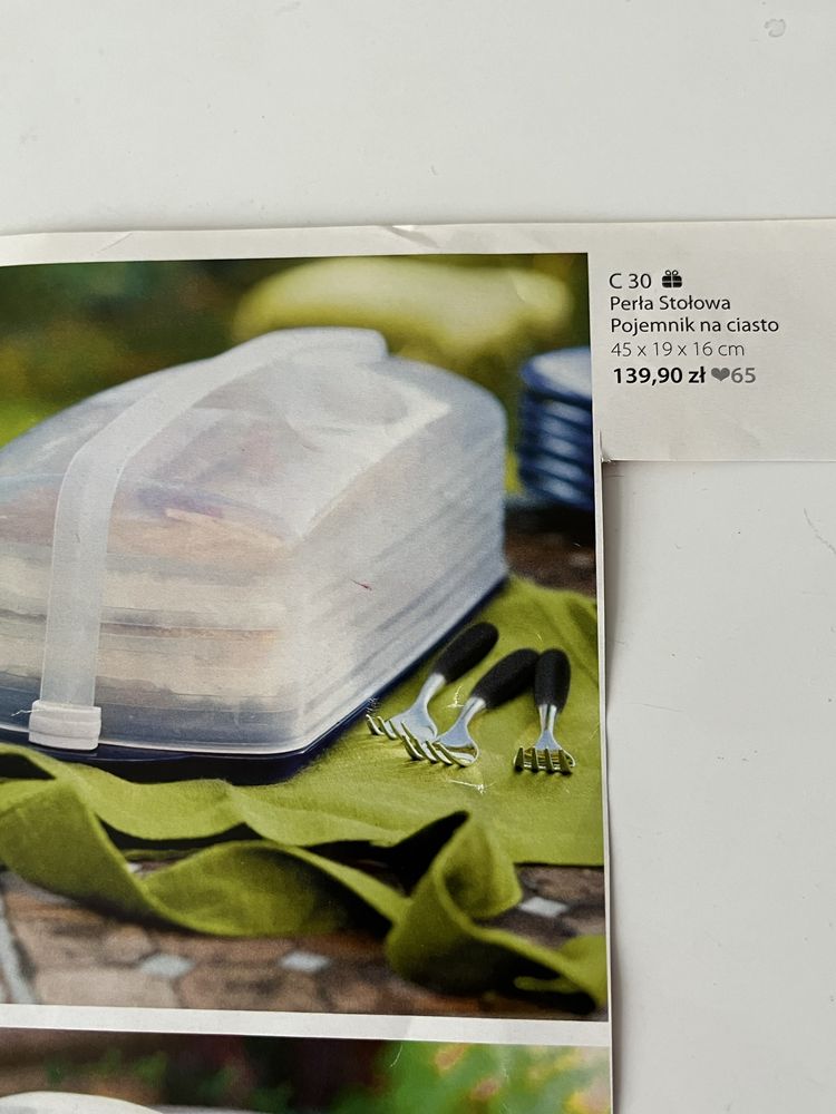 Pojemniki na ciasto Tupperware