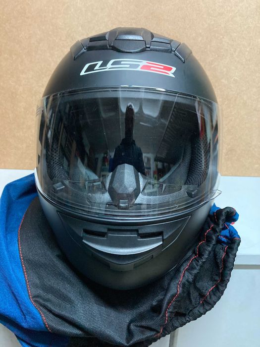 Capacete mota LS2 Rookie, tamanho XS, como novo