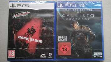 Gry na PS4 PS5- Back 4 Blood , Callisto Protocol