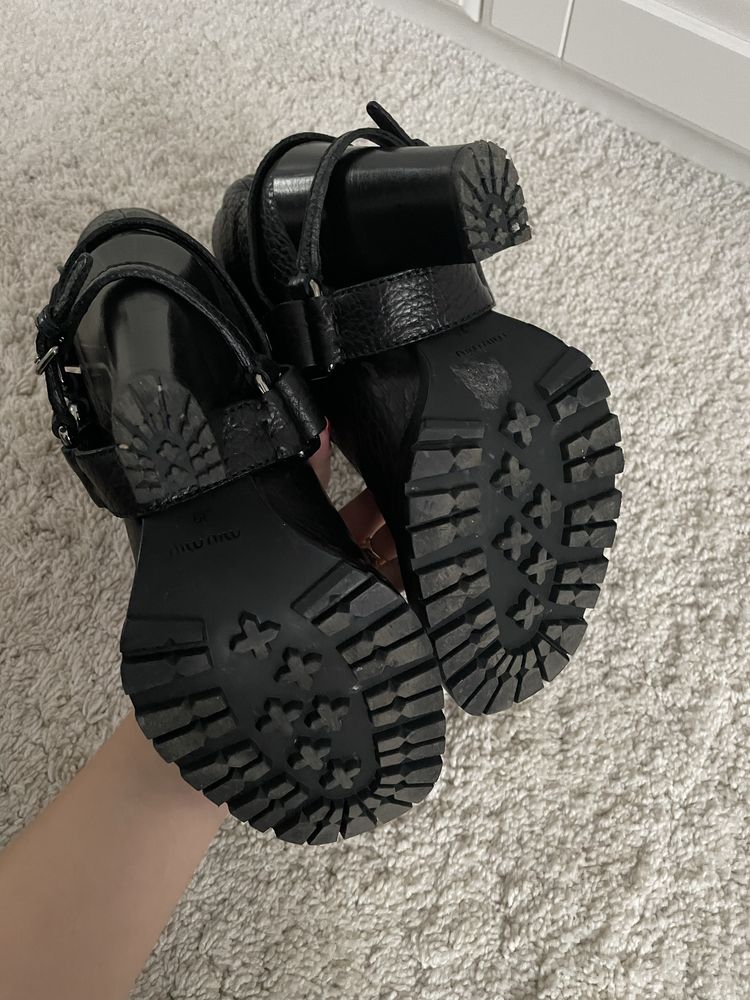 Botki kowbojki biker Miu Miu 39 jak nowe