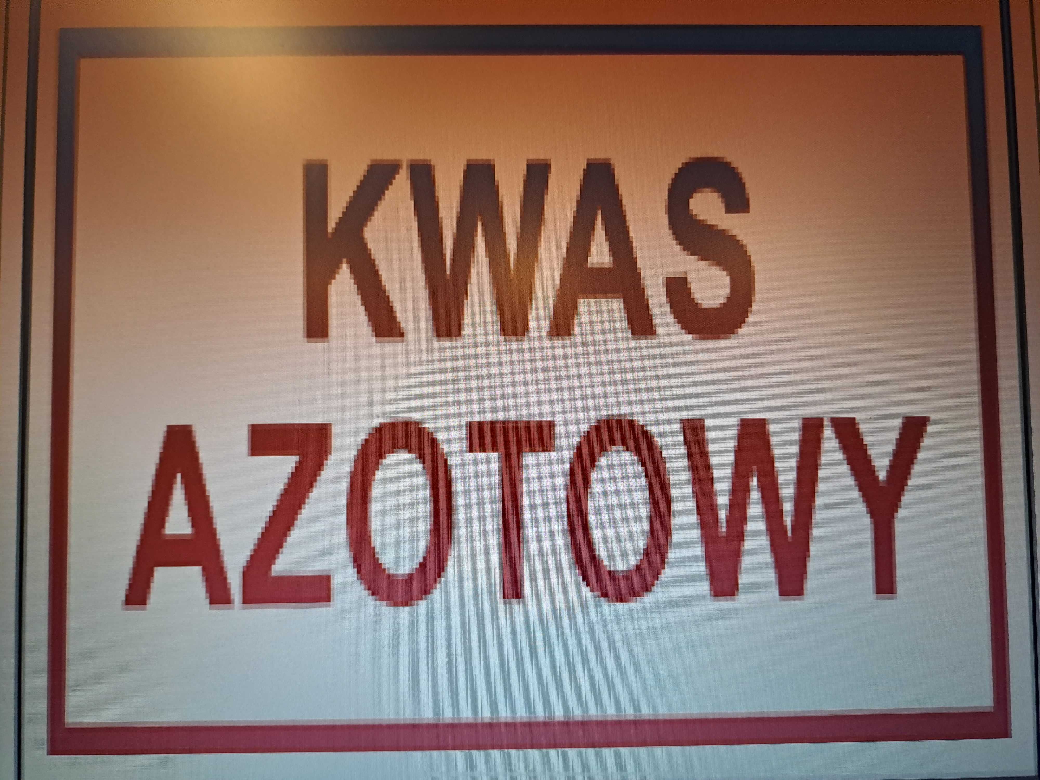 KWAS AZOTOWY 25KG do fertygacji, zakwaszania, czyszczenia kapilar
