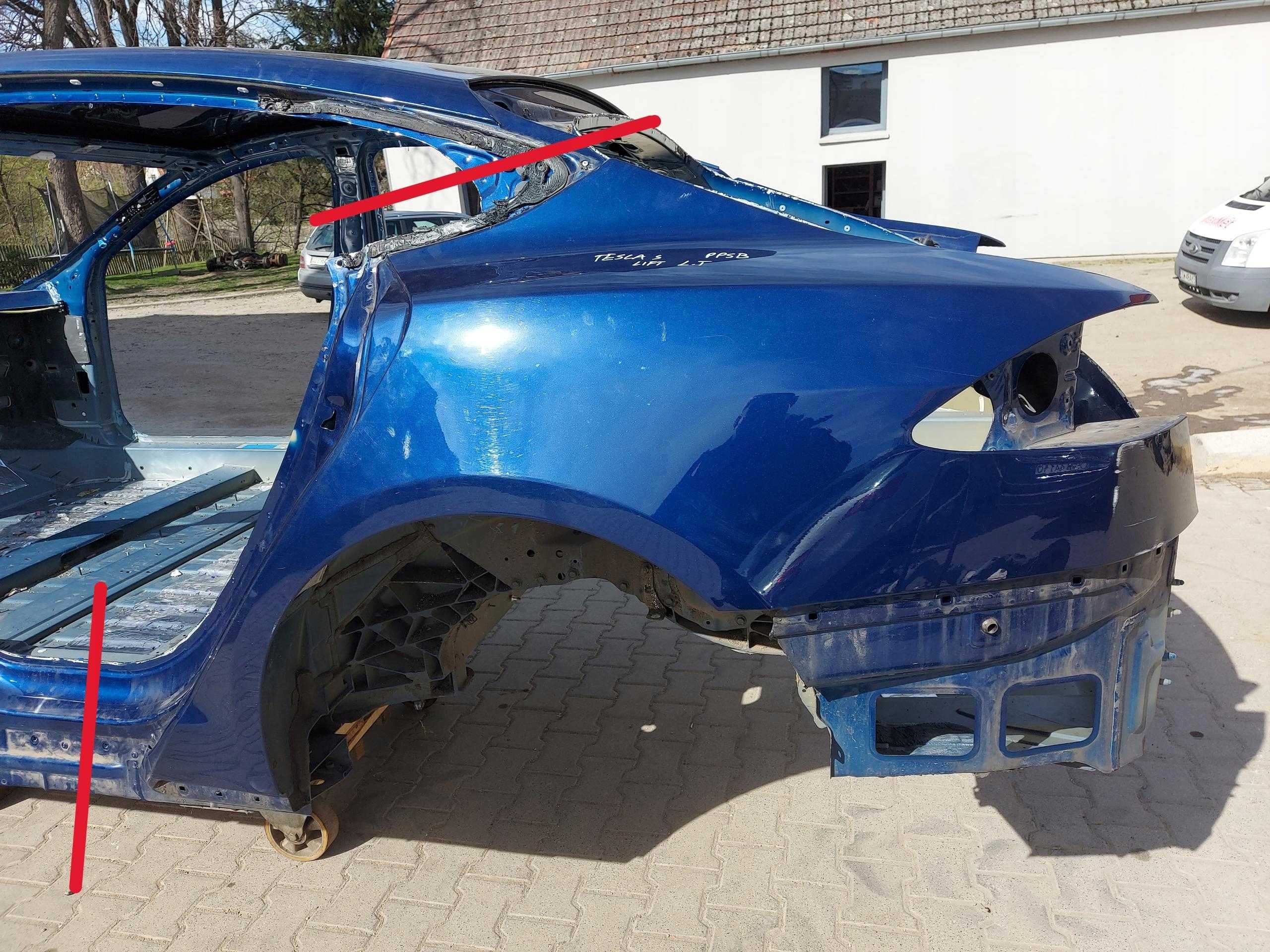 Tesla Model S - крило переднє рест дорест