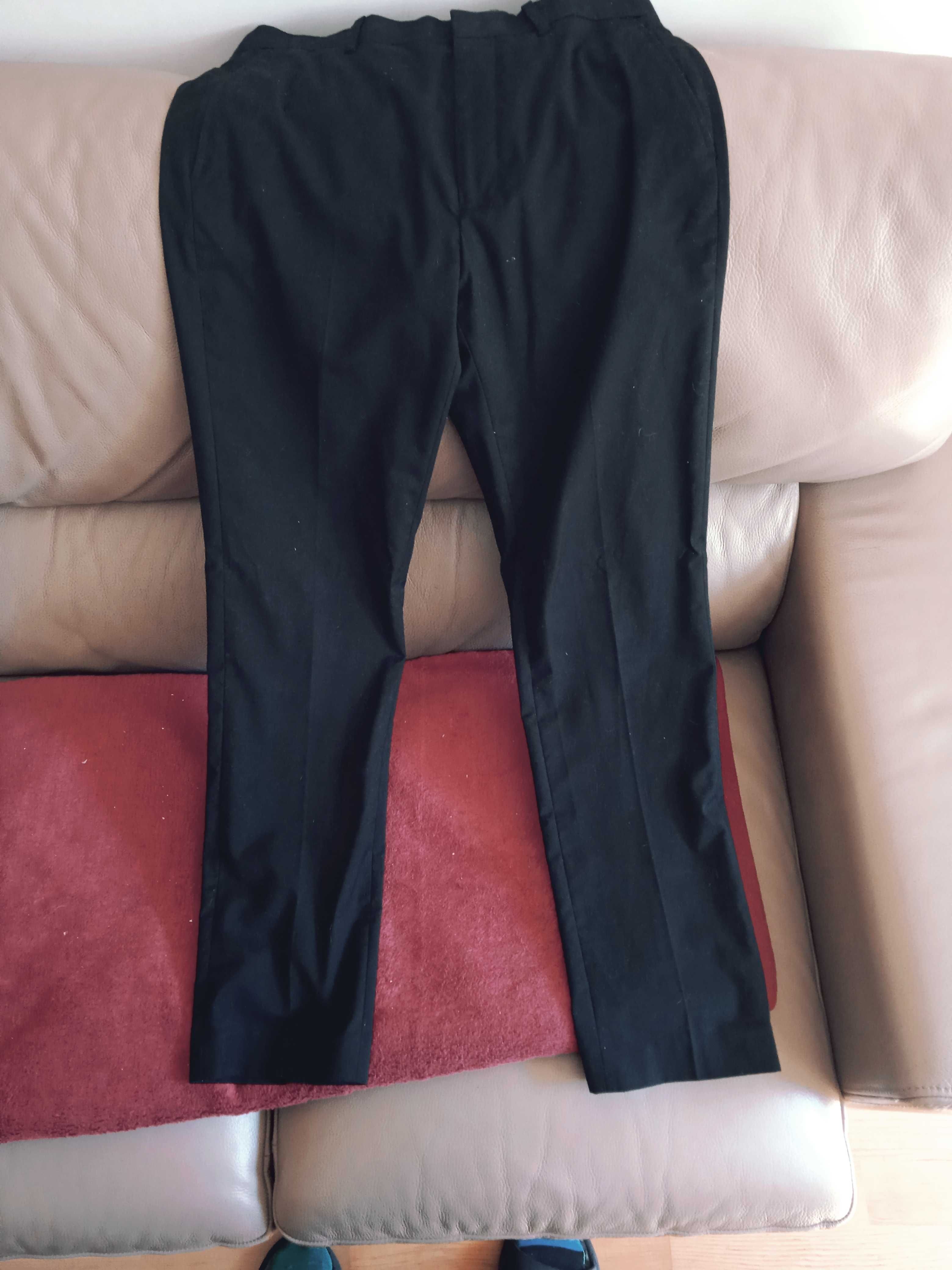 Spodnie czarne eleganckie H&M 170 cm, nowe.