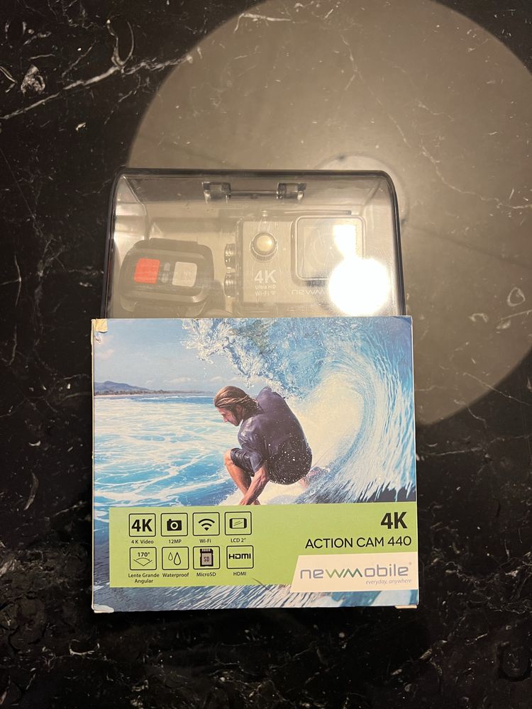 Camara 4k action cam nova wifi posso entregar, possivel troca