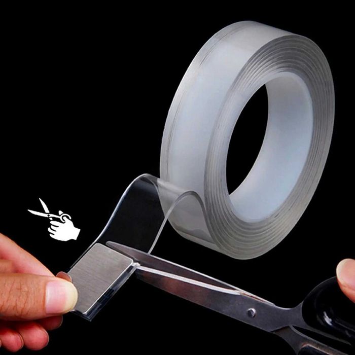 Багаторазова стрічка кріплення 5м Grip Tape / Двостороння нано стрічка