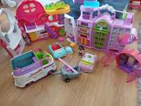 Casas pinypon com acessórios