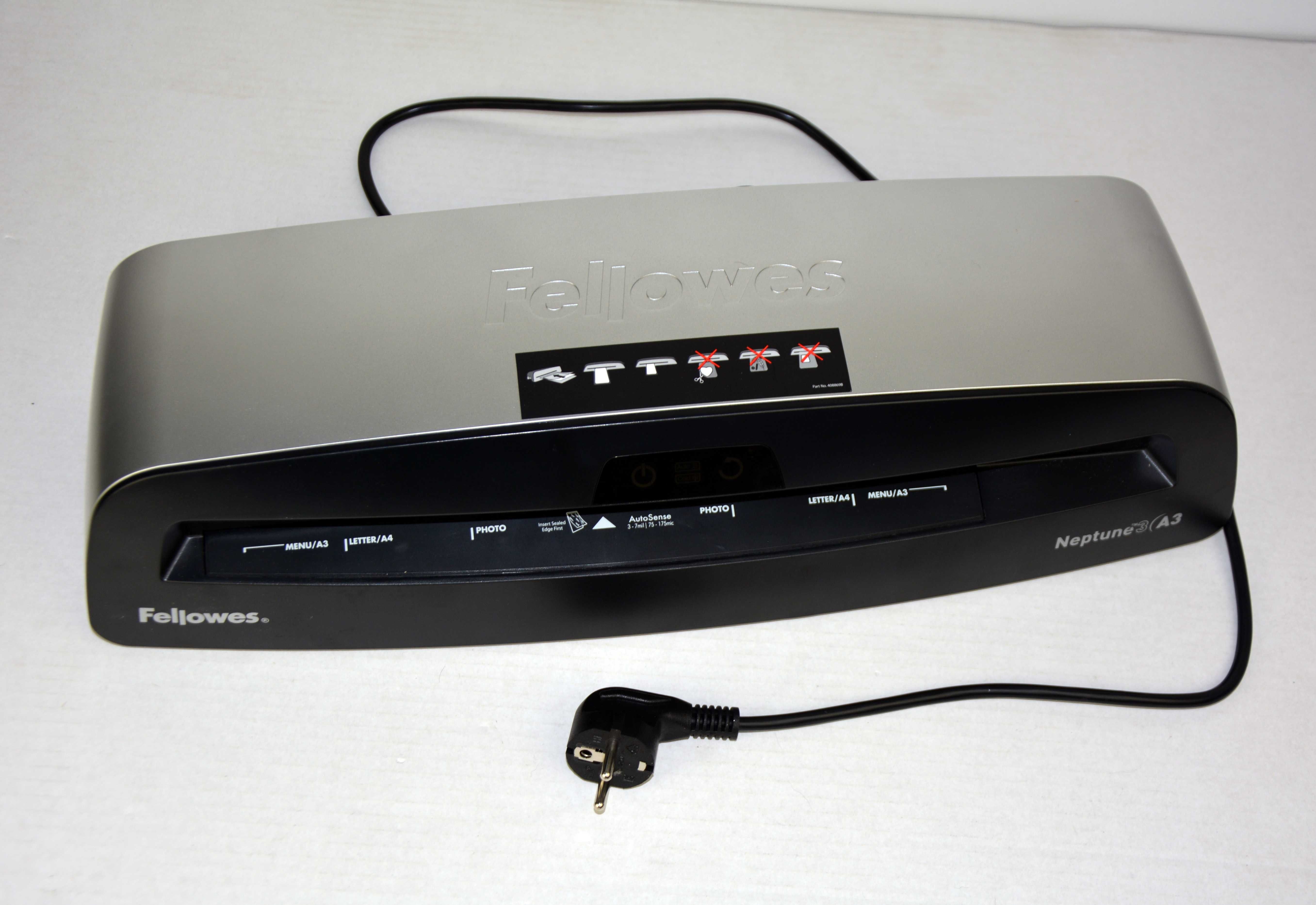 Fellowes Neptune 3 A3 Laminator mało używany + Folia