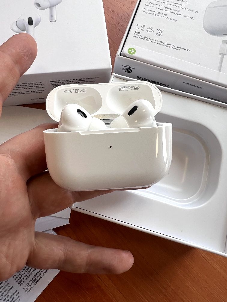 Airpods pro 2, шумоподавління,чіп airoha lux якість є опт і дроп