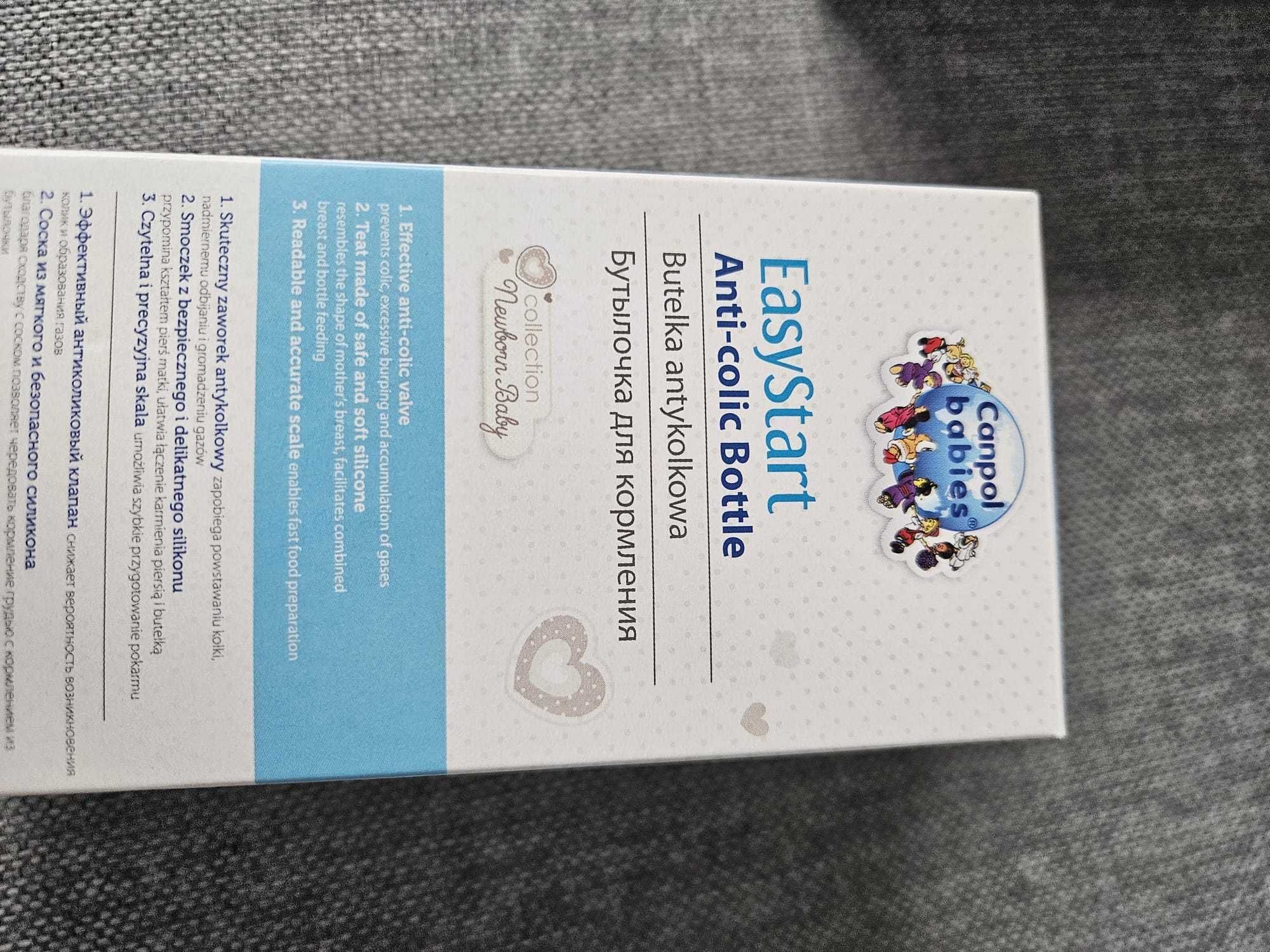 Butelka canpol babies Easy Start 0m+ antykolkowa