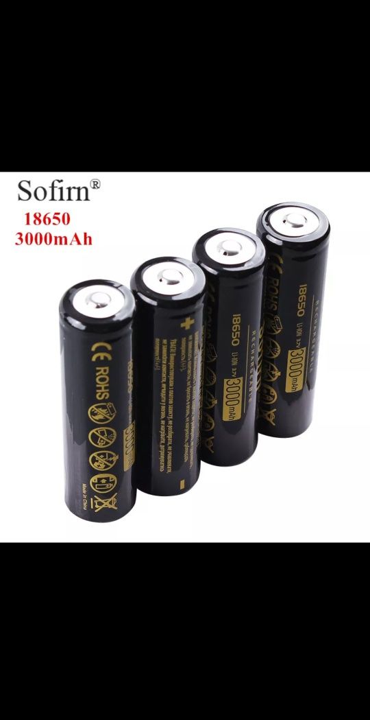 Акумулятор, батарея sofirn 18650 3000mAh