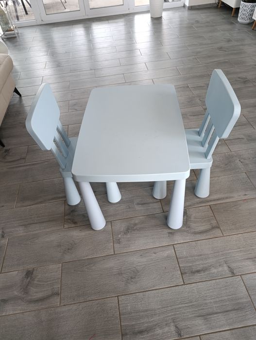 Stolik i 4 krzesła Ikea Mamut