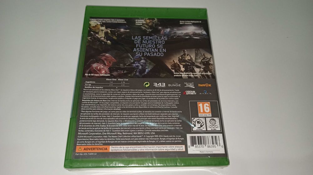 xbox one HALO THE MASTER CHIEF COLLECTION nowa! Folia ! unikat w folii