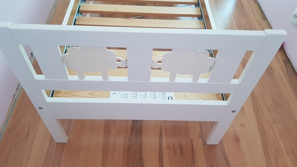 Rama/ łóżko dziecięce Ikea Kritter 70×160