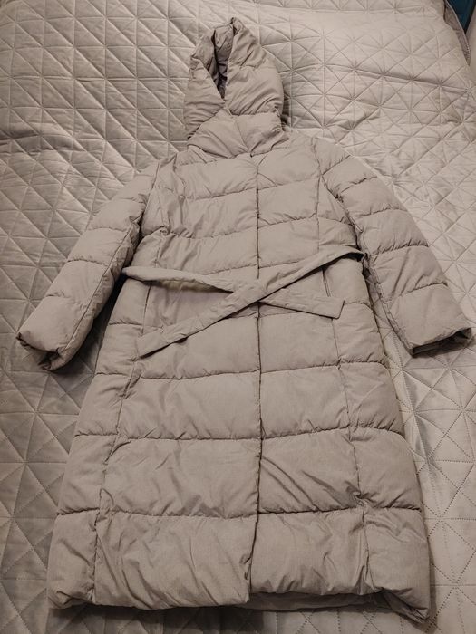 Długa kurtka zimowa płaszcz pikowany Mohito  r.40 jak nowa