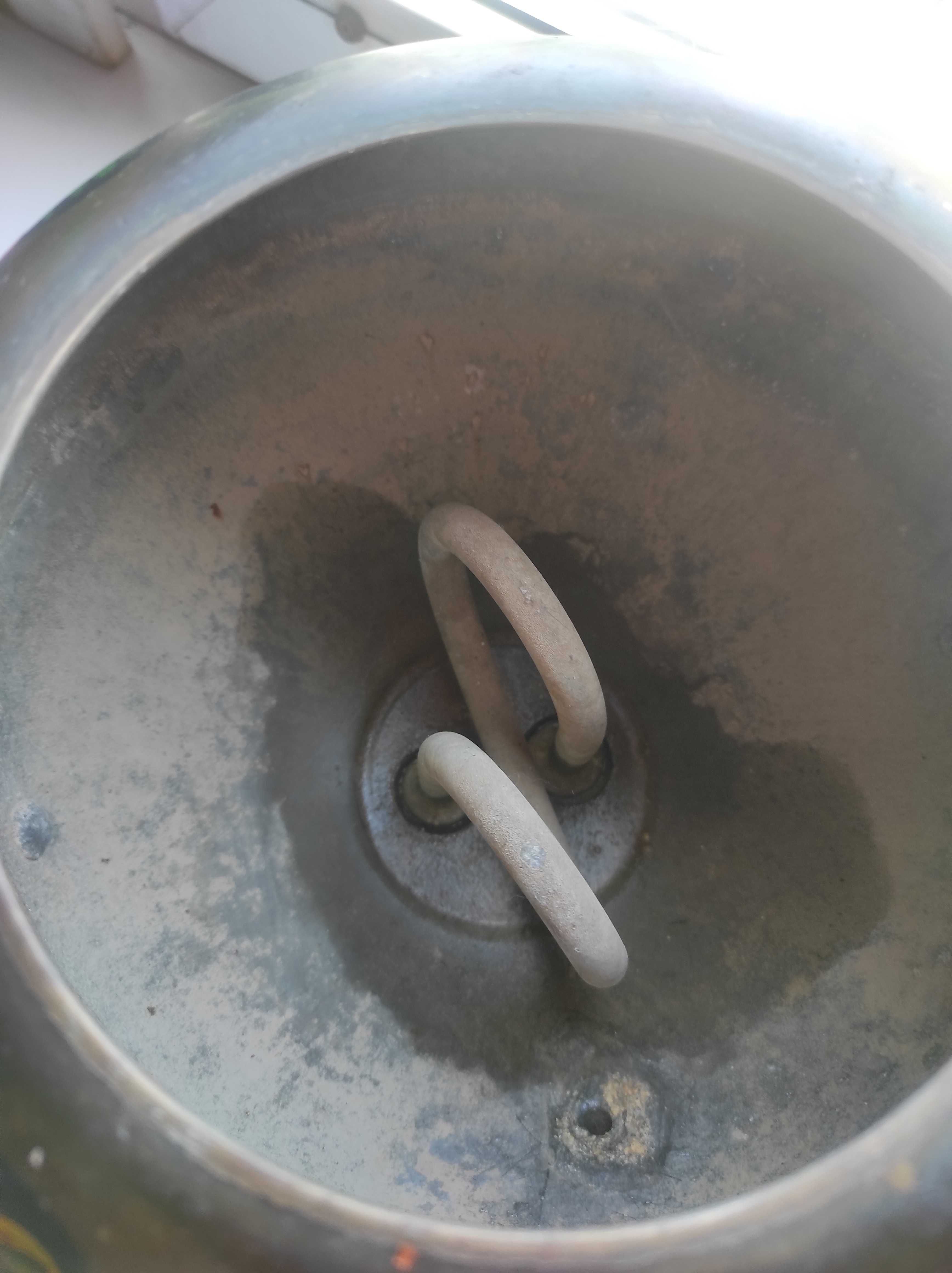 Самовар тульский из латуни, расписной