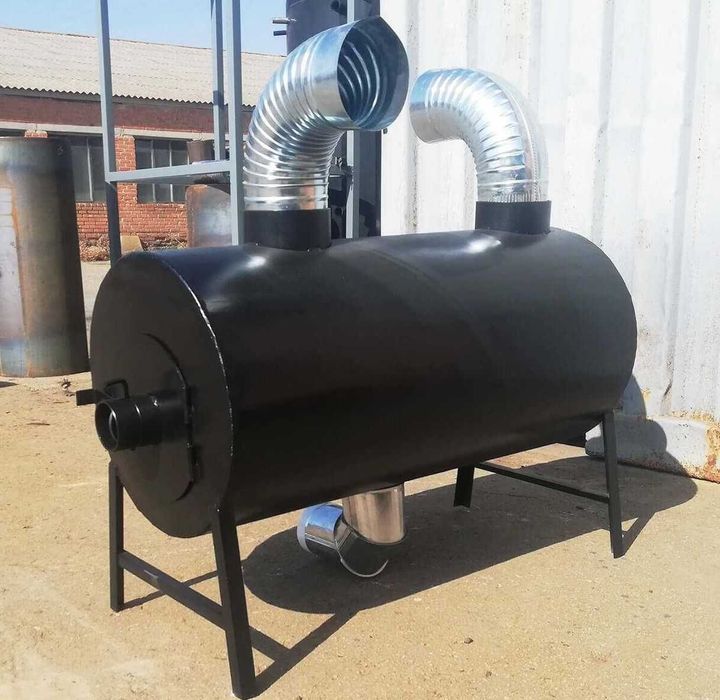 • 5 мм! 12 кВт! ОБДУВ! Печь Буржуйка Булерьян (Булер'ян) | TVOE TEPLO