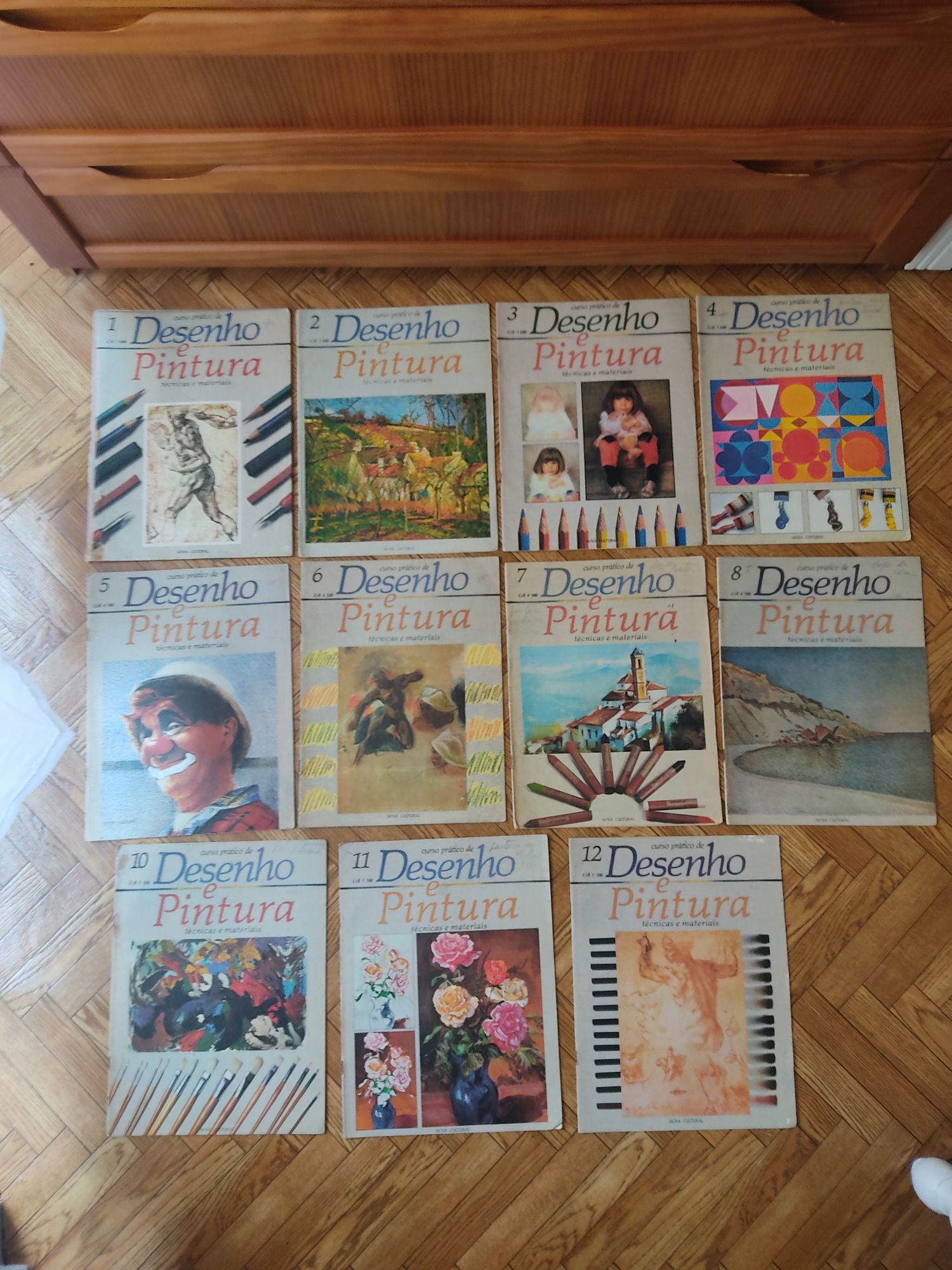 41 revistas "Curso prático de desenho e pintura" 1€ unidade