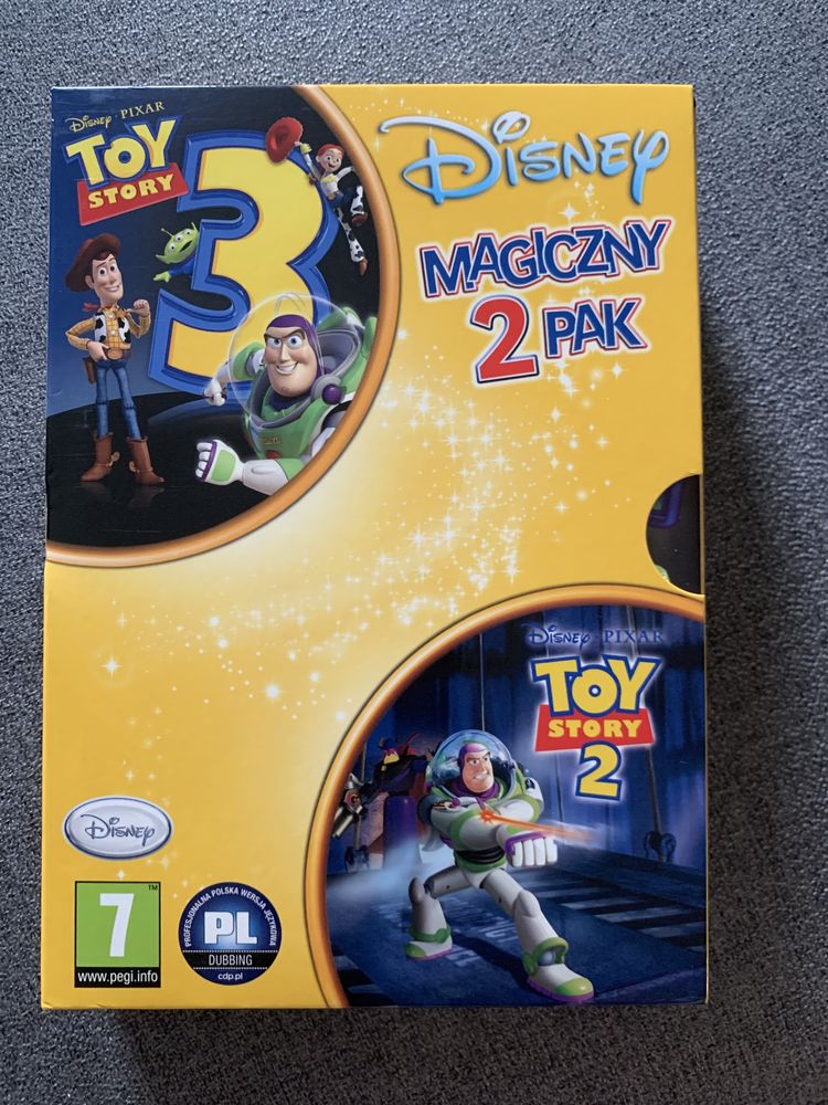 Toy story 2 Toy story 3 magiczny 2pak gra pc