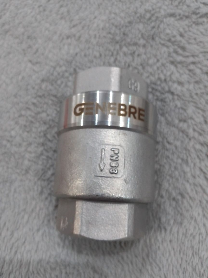 Клапан обратный нержавеющий резьбовой GENEBRE тип 2416 3/4" (20мм.)