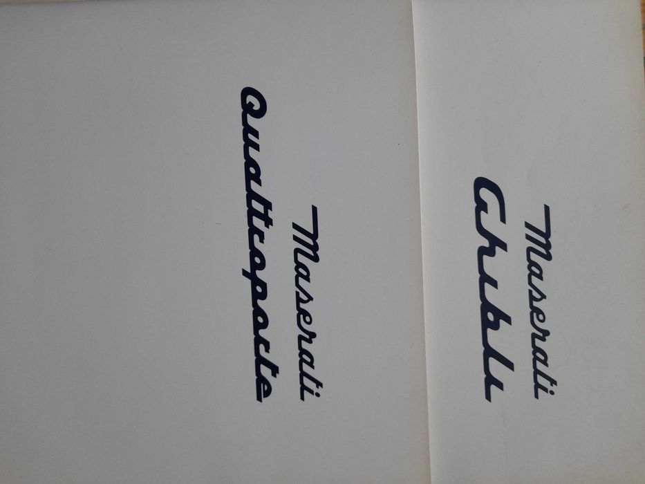 MASERATI Ghibli, Quattroporte teczka prasowa press kit j. niemiecki