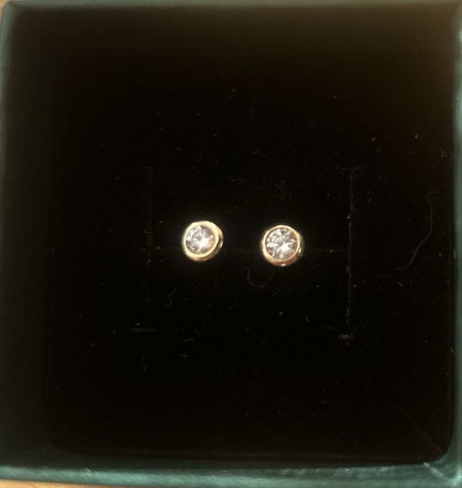 Sprzedam złote kolczyki próba 585