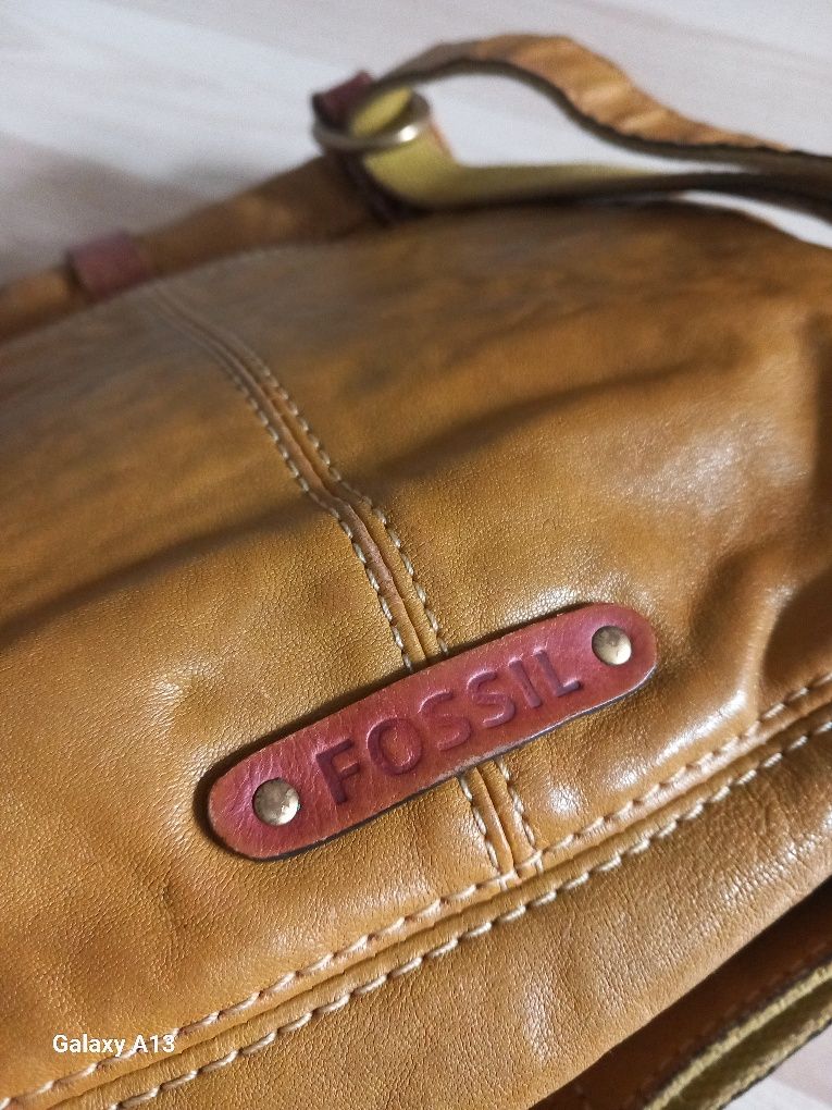 Fossil torebka vintage skóra bydlęca