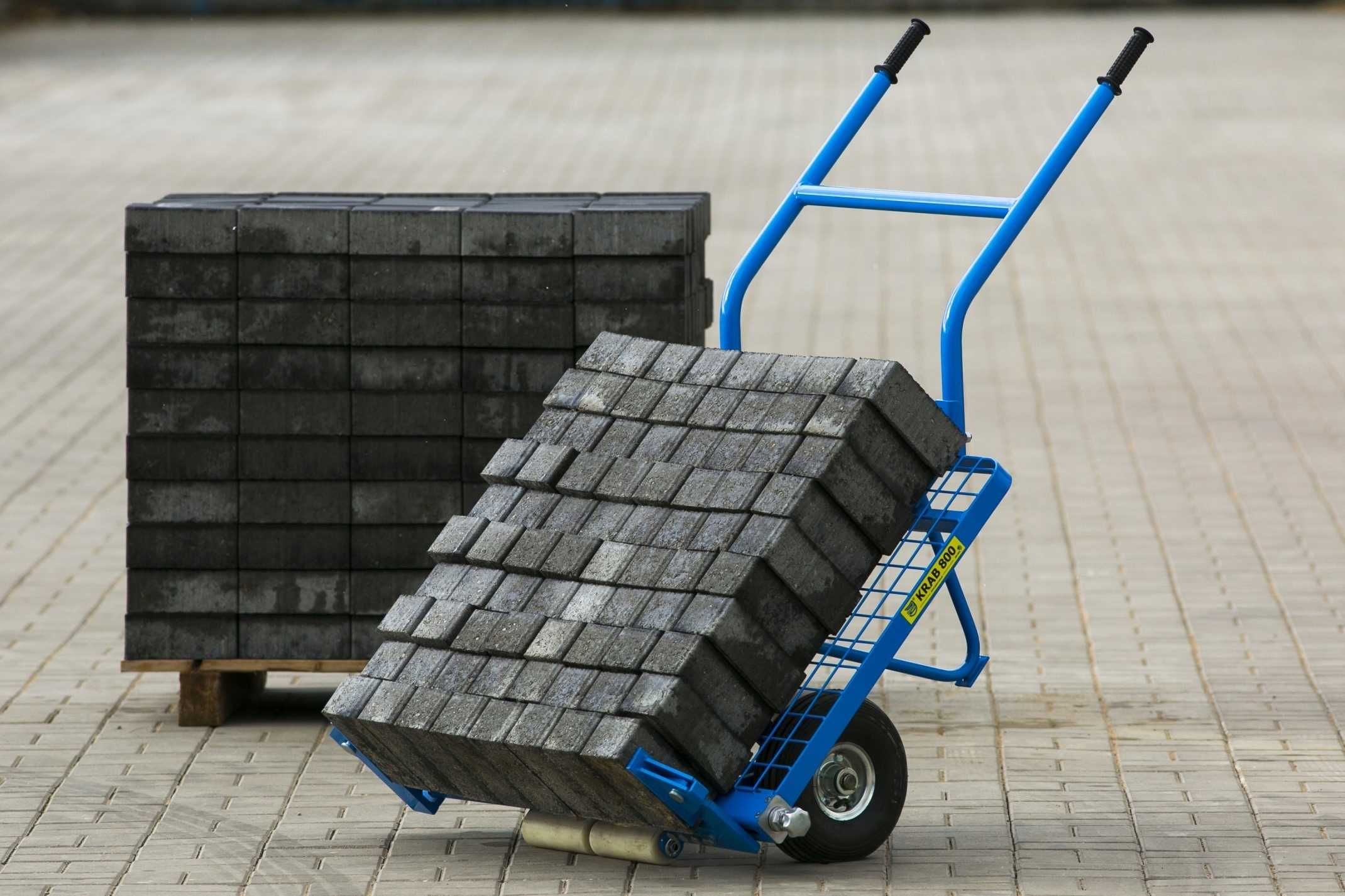 WÓZEK BRUKARSKI do kostki JAZON KRAB 1200 ładowność 350 KG