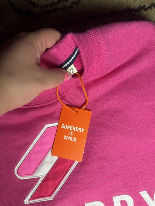 Superdry Pink Oversize bluza damska nowa