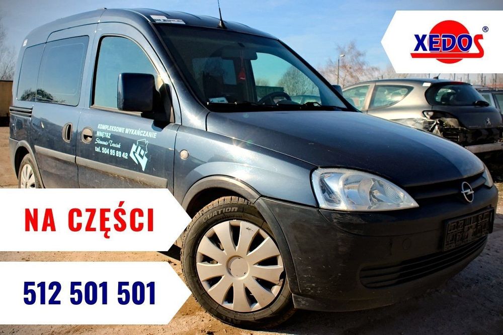 Opel Combo C 2010 1.4i Z14XEP (MASKA, ZDERZAK, LAMPA, BŁOTNIK, DRZWI, SZYBA, FOTEL)