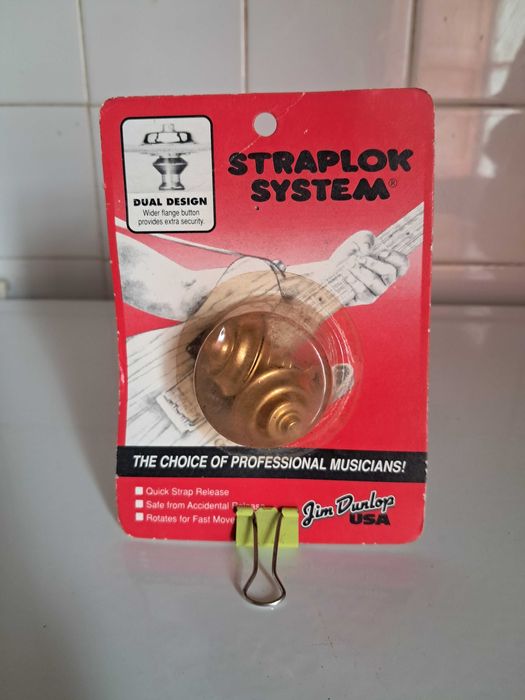Fixador de correia Jim Dunlop SLS1034 G Straplok System (Dual Design)