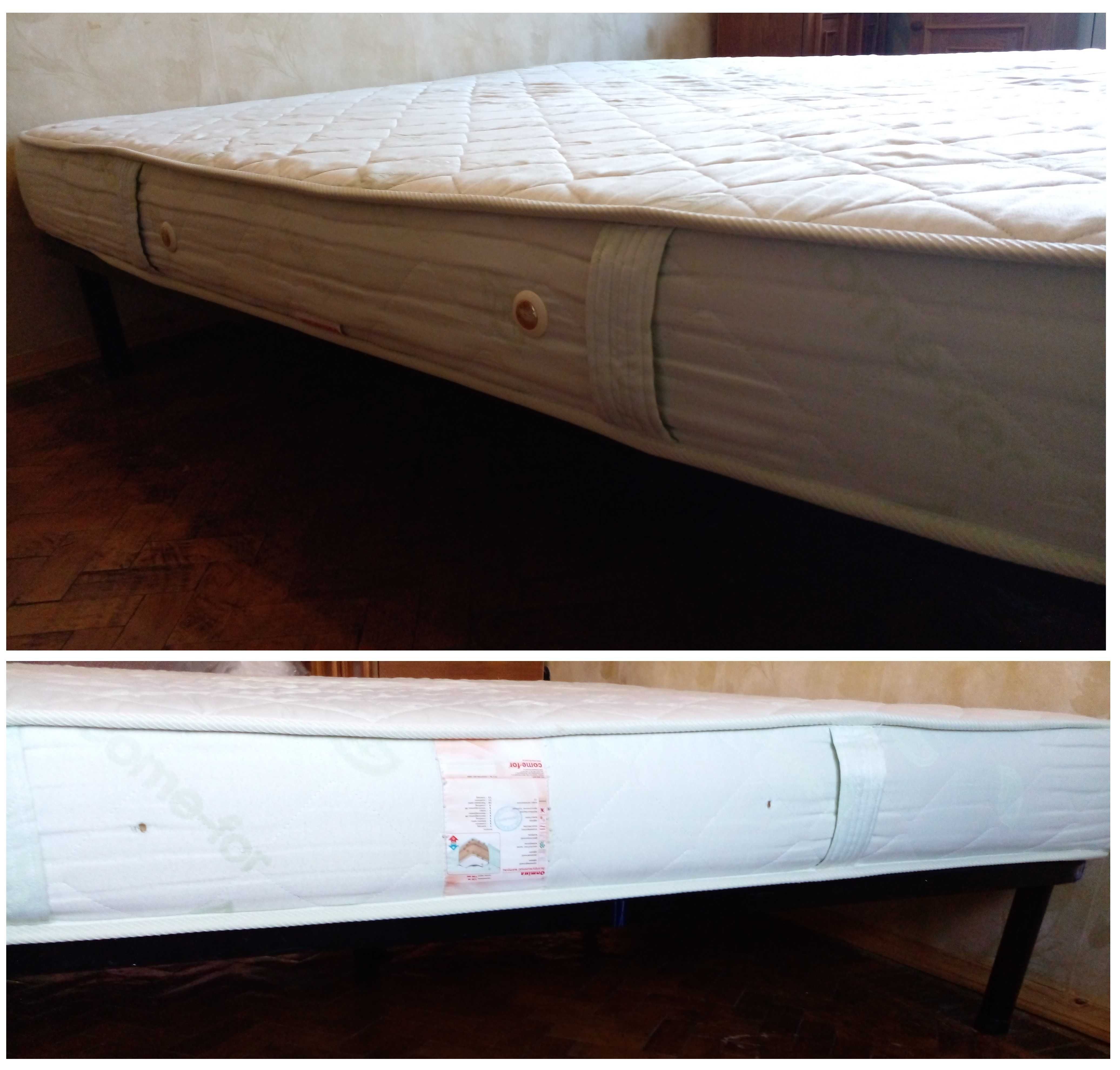 Кровать: матрас / матрац, каркас, под- и наматрасник, покрывало