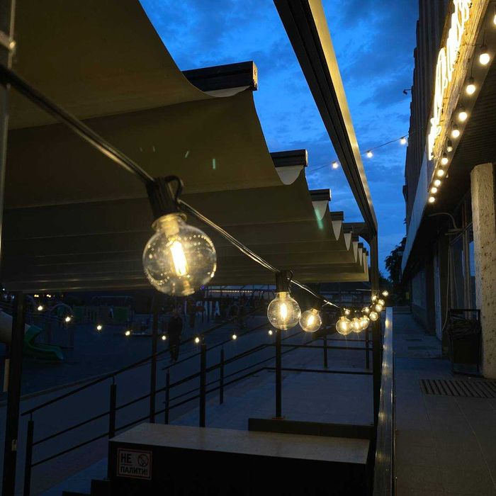 Гирлянда УЛИЧНАЯ, цена за метр 180 грн с лампами