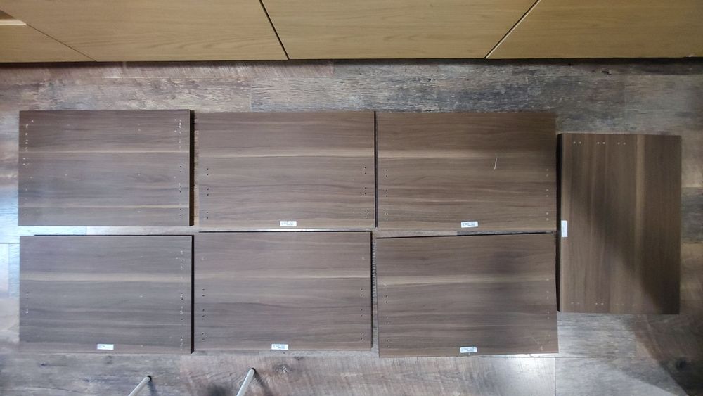 Fronty do szuflad wysokich Ikea Voxtorp orzech 60x40 cm